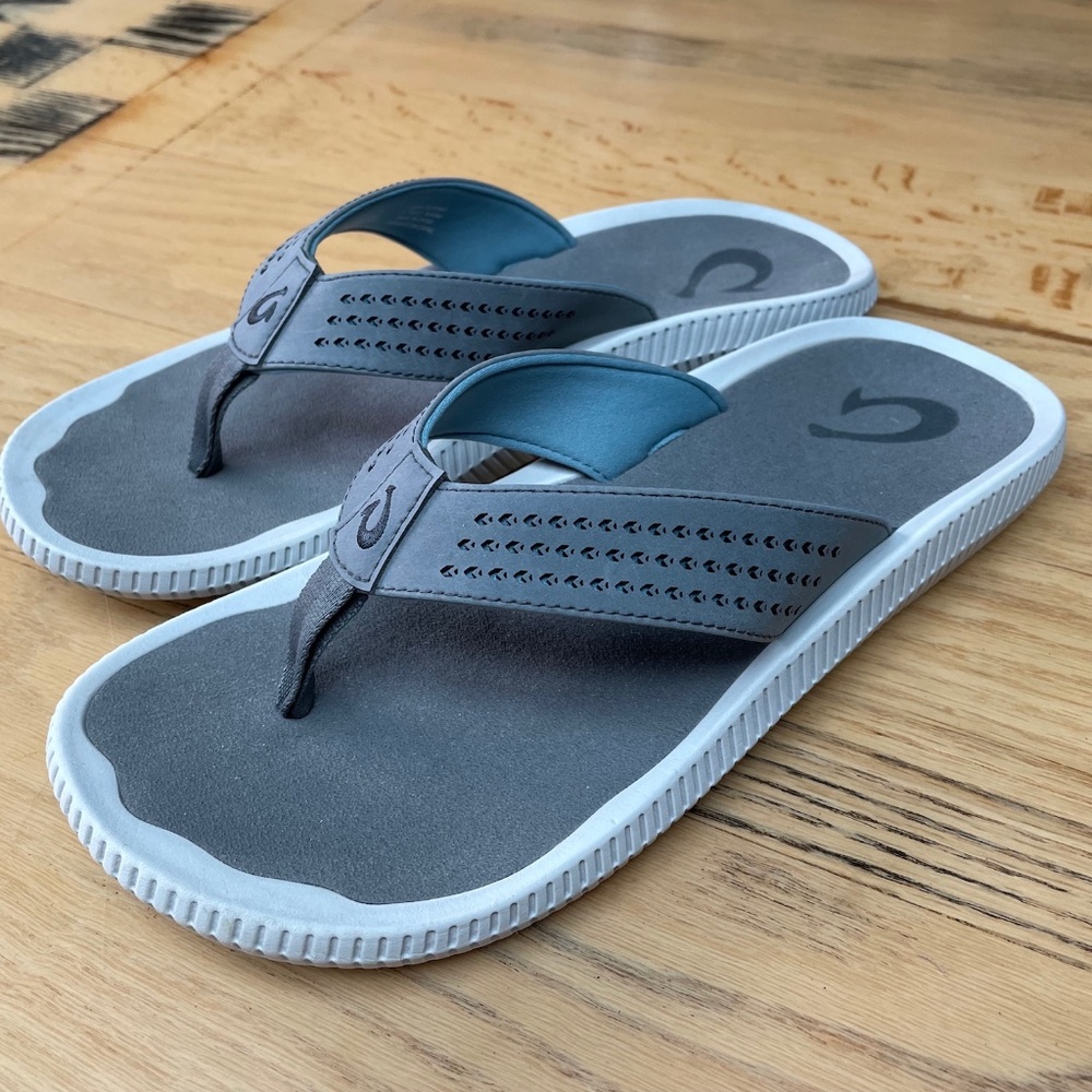 Men's Olukai Ulele Flip Flop Sandals Men's US Size 10